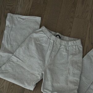 Brandy Melville Gray Wide Leg Pants